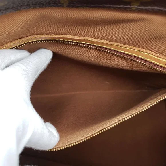 100% Authentic Louis Vuitton Cabas Mezzo Brown Monogram Tote Bag - Picture 12 of 15